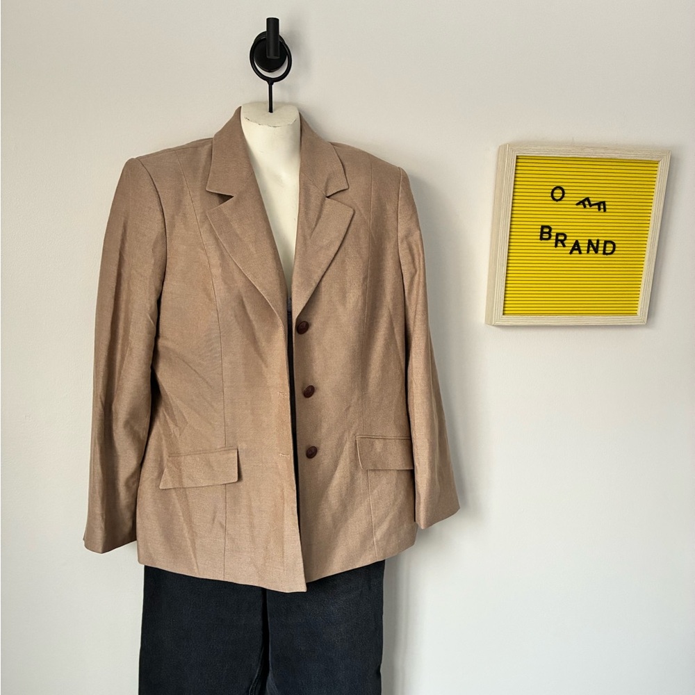 Kasper Light Brown Blazer